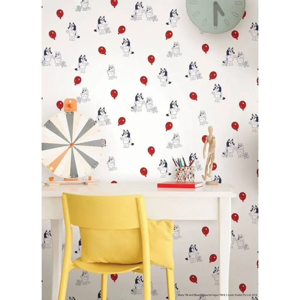 Bluey peel & stick wallpaper-partial roll